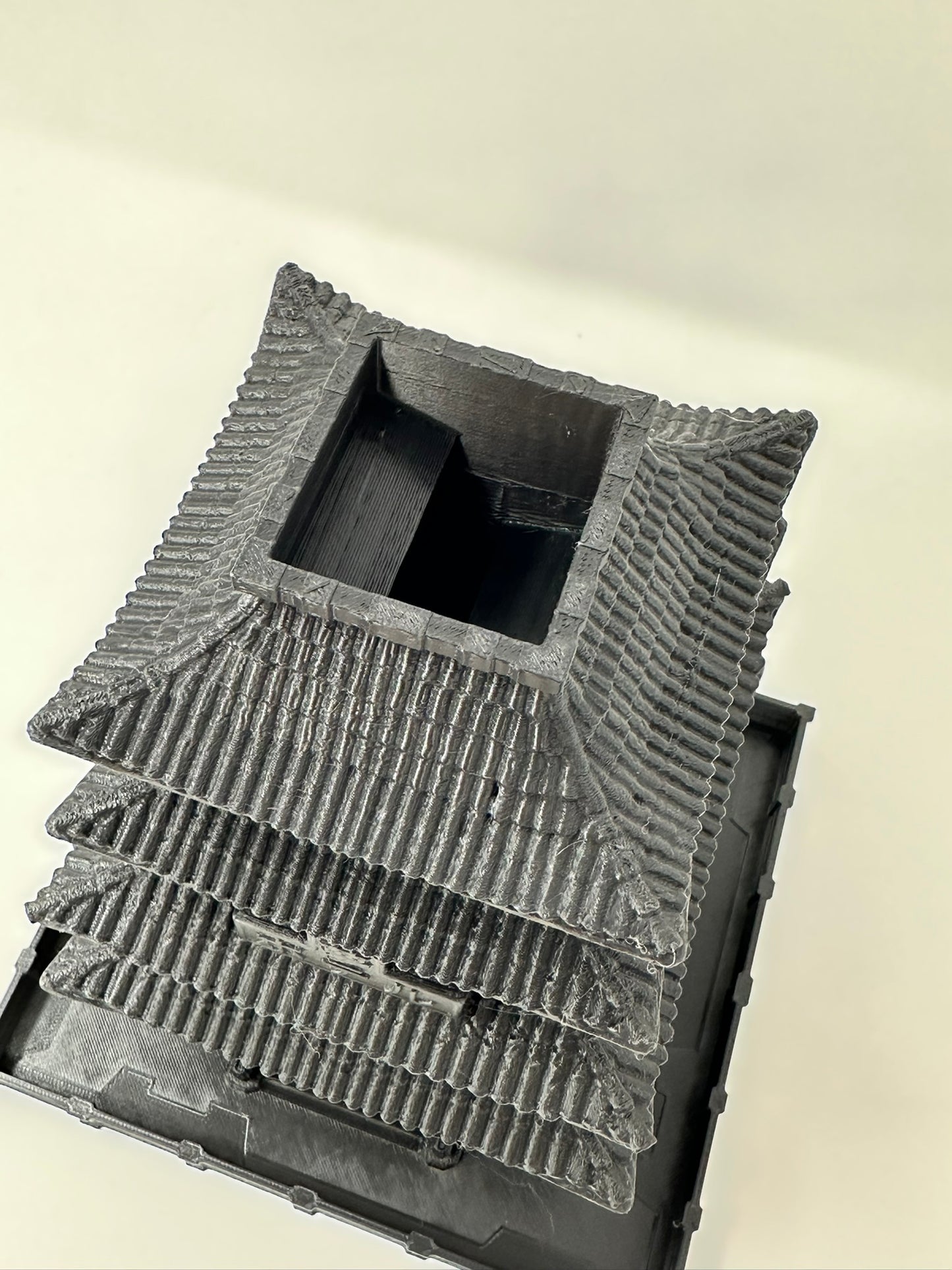 Dystopian Asian Pagoda Dice Tower