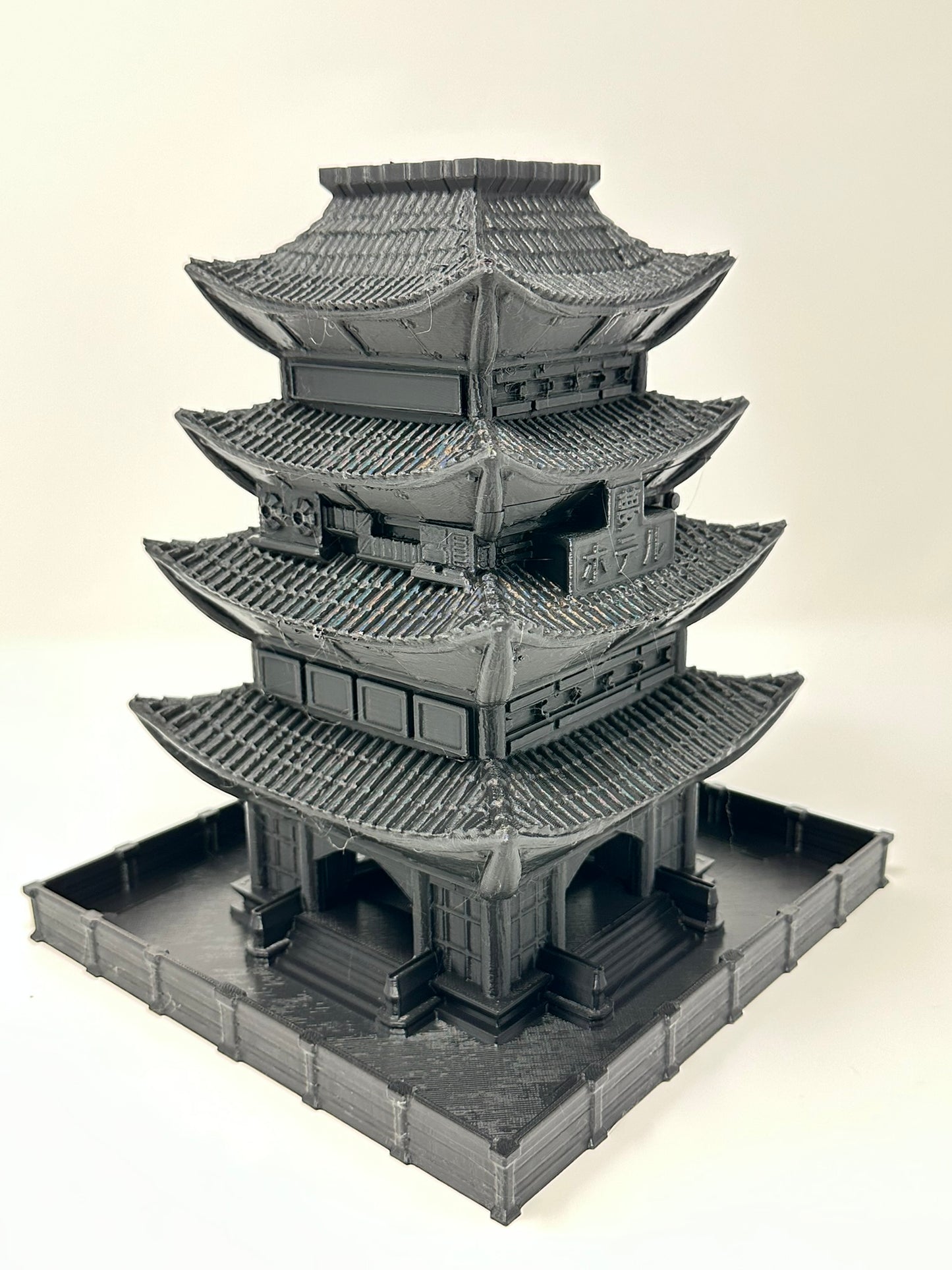 Dystopian Asian Pagoda Dice Tower