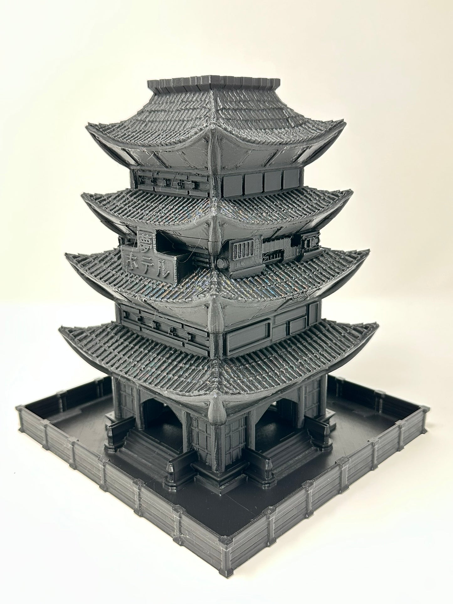 Dystopian Asian Pagoda Dice Tower