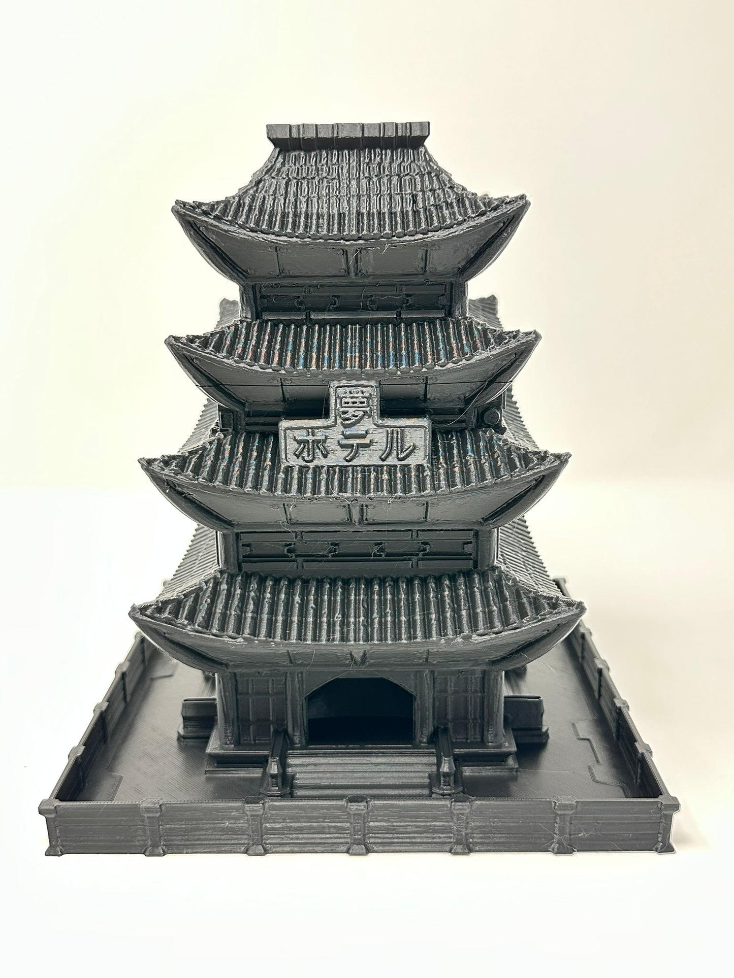 Dystopian Asian Pagoda Dice Tower