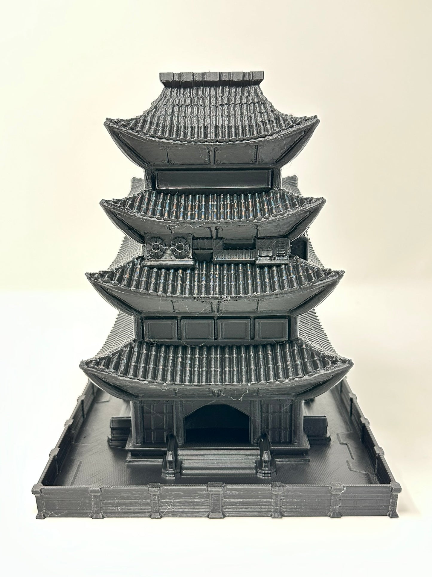 Dystopian Asian Pagoda Dice Tower