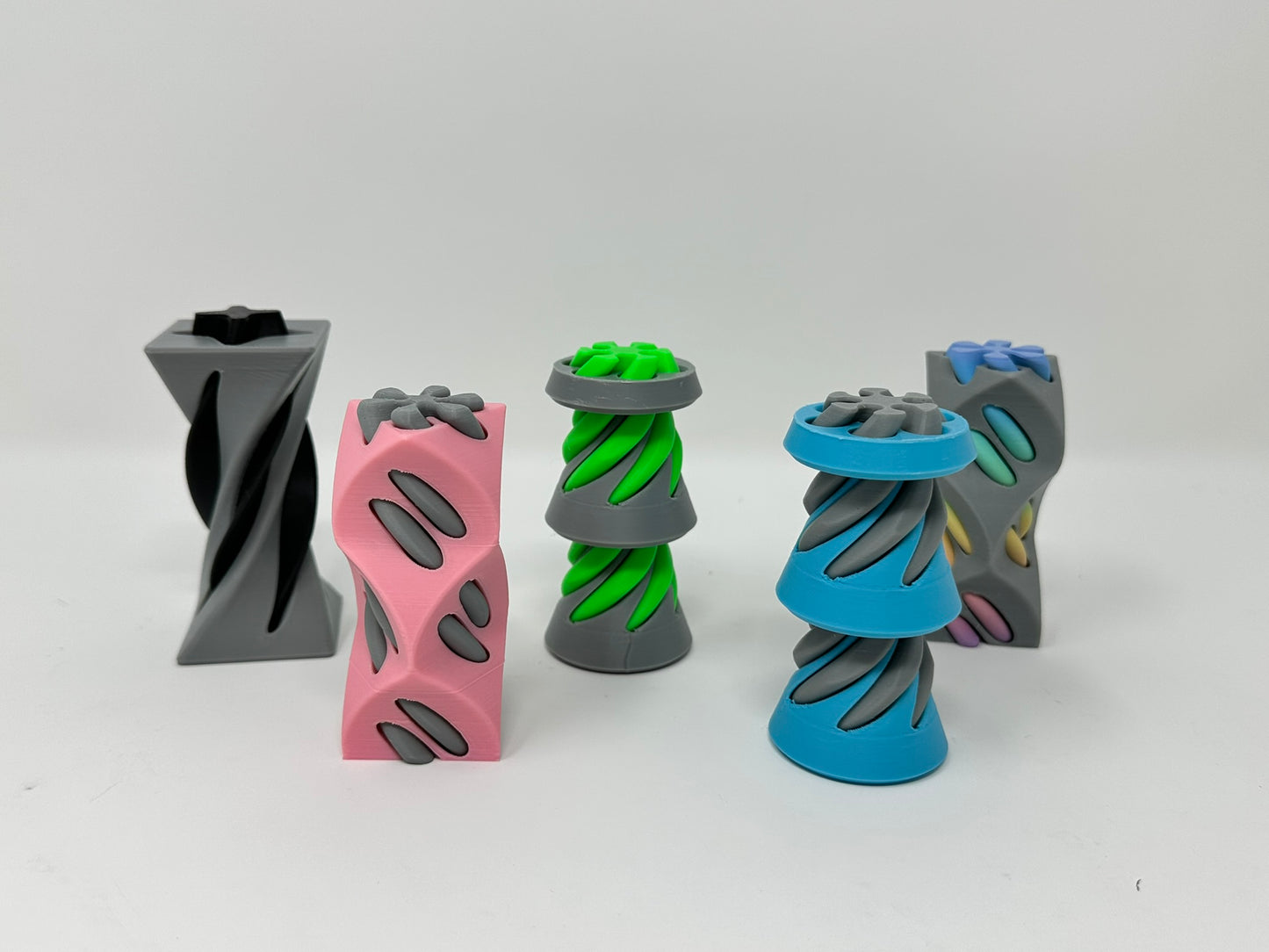 Geometric Helix Fidgets