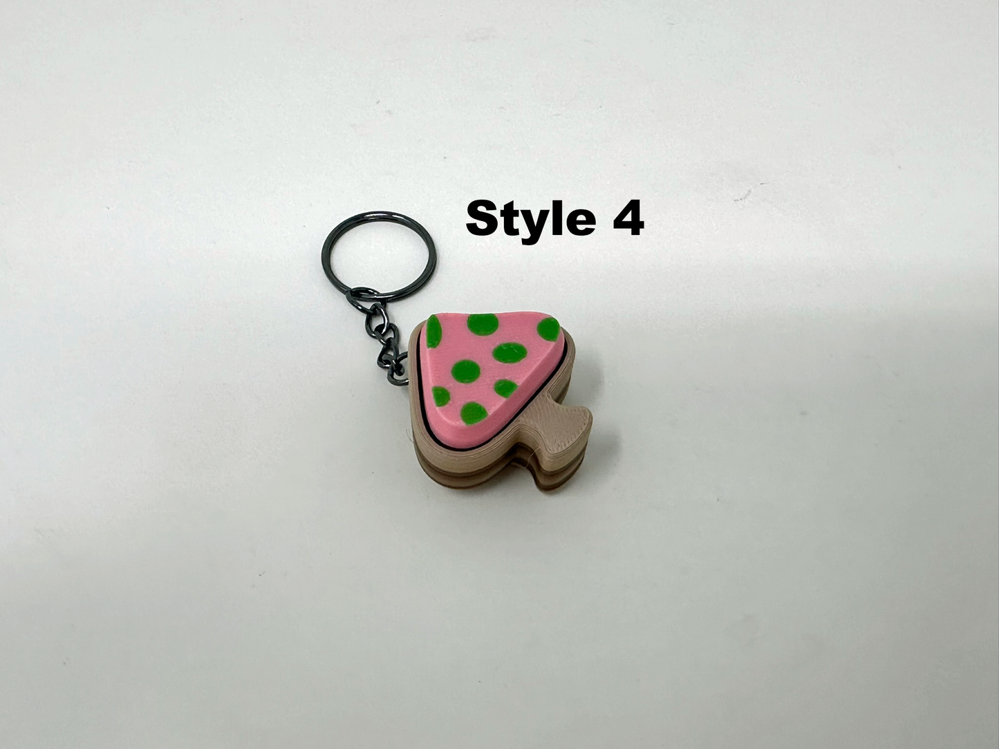 Mushroom Fidget Clicker Keychain