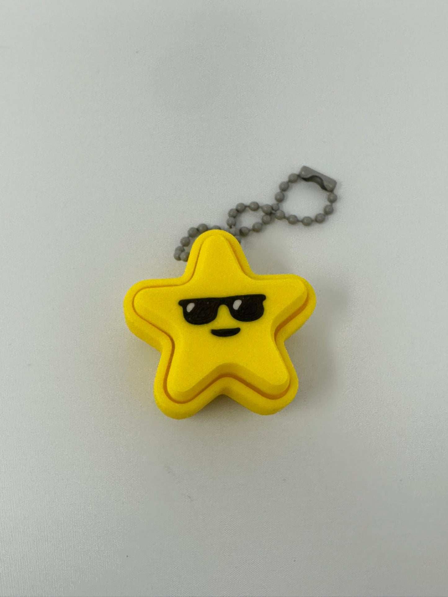 Sun or Star Single Clicker Keychain