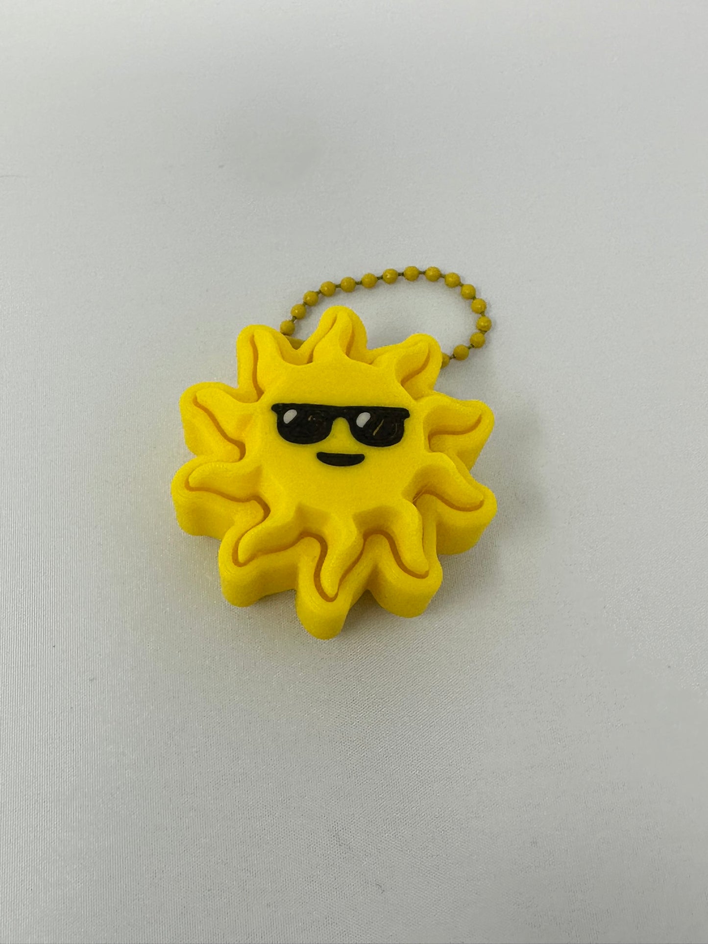 Sun or Star Single Clicker Keychain