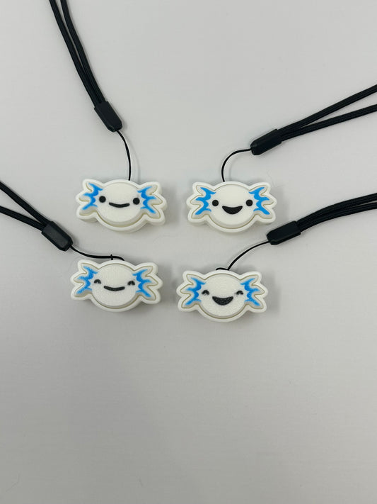 Adorable Axolotl Single Clicker Keychain