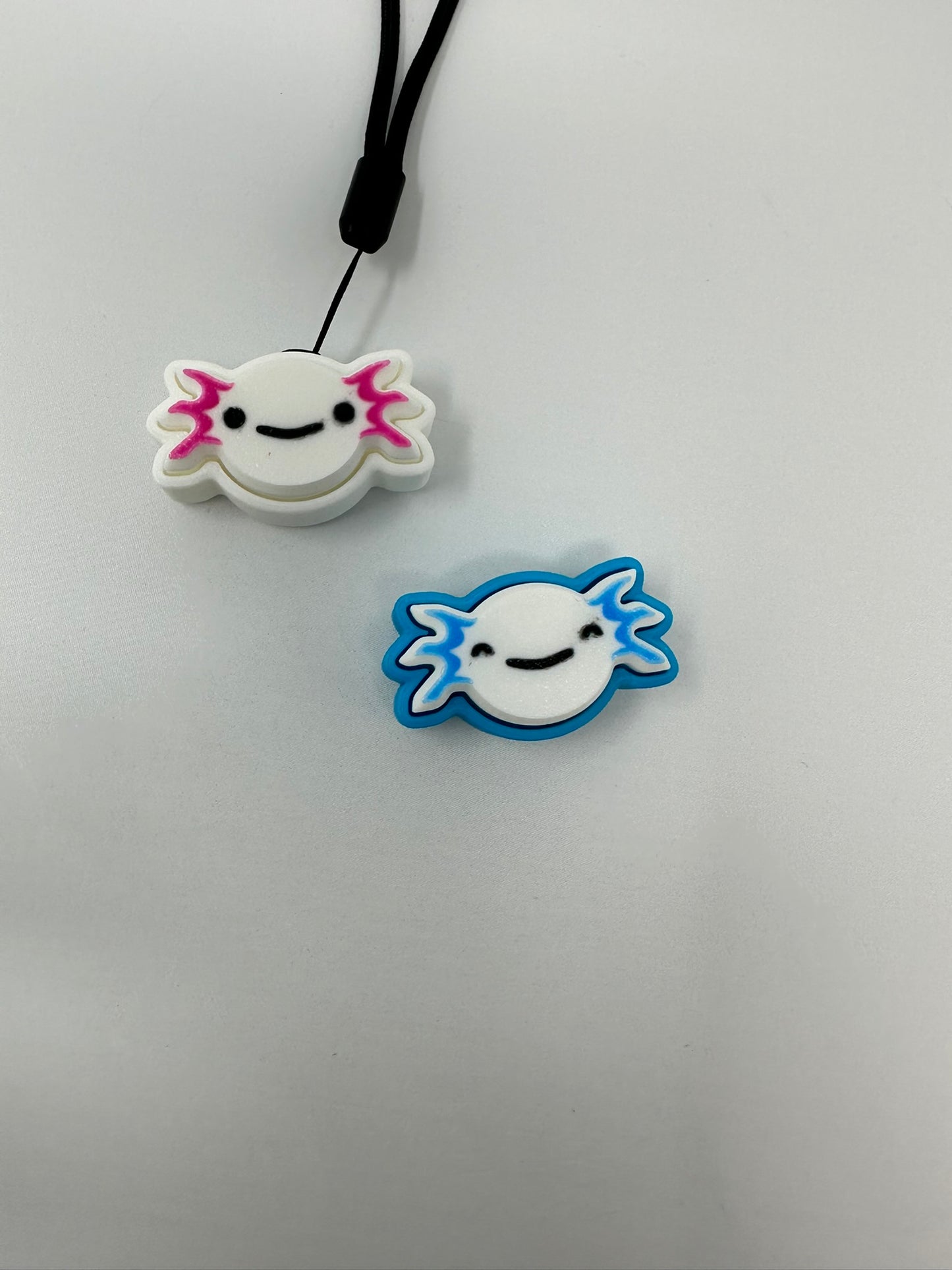 Adorable Axolotl Single Clicker Keychain